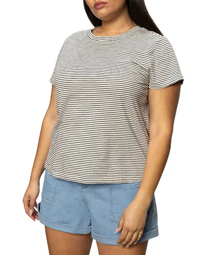 Sanctuary Plus The Perfect Tee In Pumice Stone