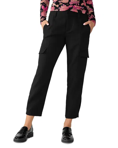 Sanctuary Polished Cargo Ankle Pants In Black