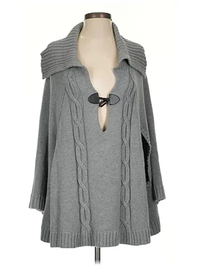 Pre-owned Sanctuary Poncho In Gray