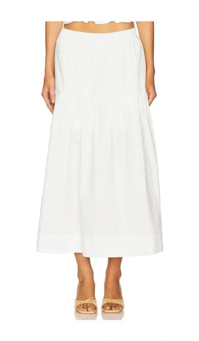 Sanctuary Poplin Prairie Skirt In White