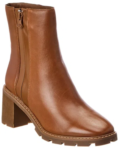 Sanctuary Prime Time Leather Bootie In Animal Print