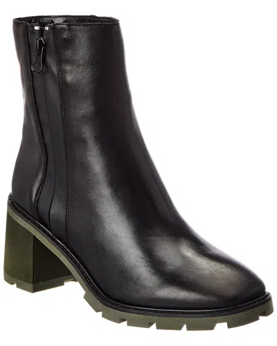 Sanctuary Prime Time Leather Bootie In Black
