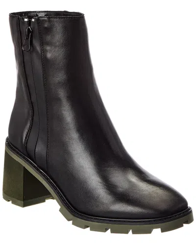 Sanctuary Prime Time Leather Bootie In Black