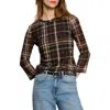Sanctuary Print Mesh Top In Multi
