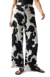 Sanctuary Print Wide Leg Pants In White