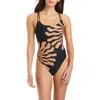 Sanctuary Printed One-piece Swimsuit In Animal Print