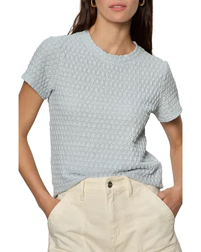 Sanctuary Perfect Puckered Lace T-shirt In Blue