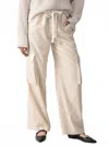 Sanctuary Pull-on Sequin Cargo Pants In Frosted Almond In Neutral
