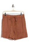 Sanctuary Pull-on Shorts In Brown
