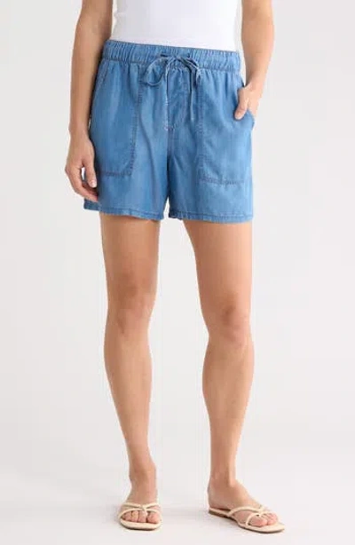 Sanctuary Pull-on Shorts In Medium Blu