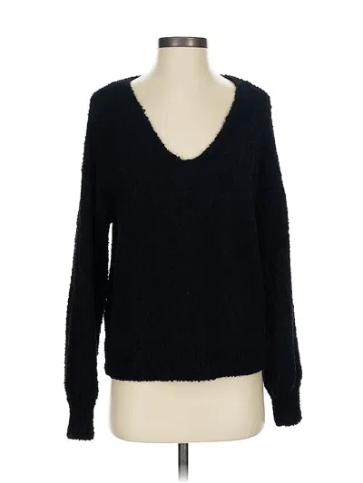 Pre-owned Sanctuary Pullover Sweater In Black