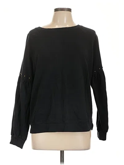 Pre-owned Sanctuary Pullover Sweater In Black