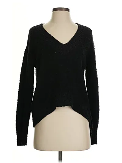 Pre-owned Sanctuary Pullover Sweater In Black