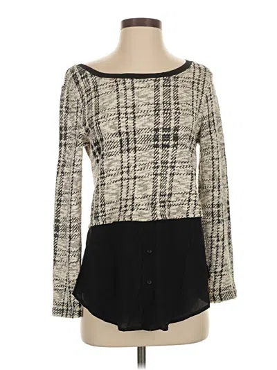 Pre-owned Sanctuary Pullover Sweater In Black