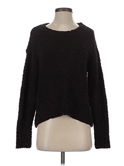 Pre-owned Sanctuary Pullover Sweater In Black