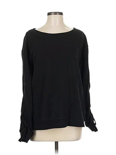 Pre-owned Sanctuary Pullover Sweater In Black