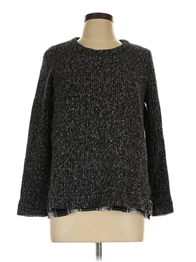 Pre-owned Sanctuary Pullover Sweater In Black