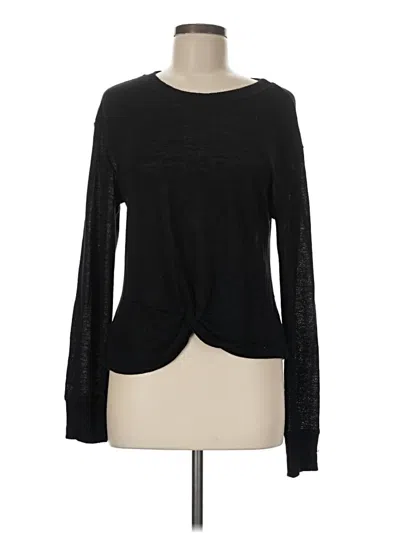 Pre-owned Sanctuary Pullover Sweater In Black