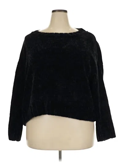 Pre-owned Sanctuary Pullover Sweater In Black