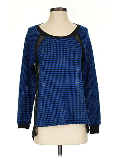 Pre-owned Sanctuary Pullover Sweater In Blue