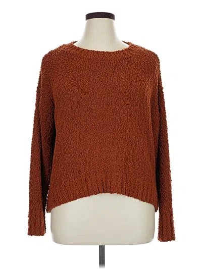Pre-owned Sanctuary Pullover Sweater In Brown