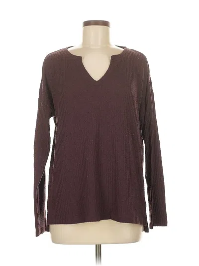 Pre-owned Sanctuary Pullover Sweater In Burgundy