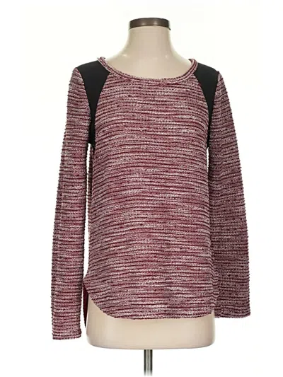 Pre-owned Sanctuary Pullover Sweater In Burgundy