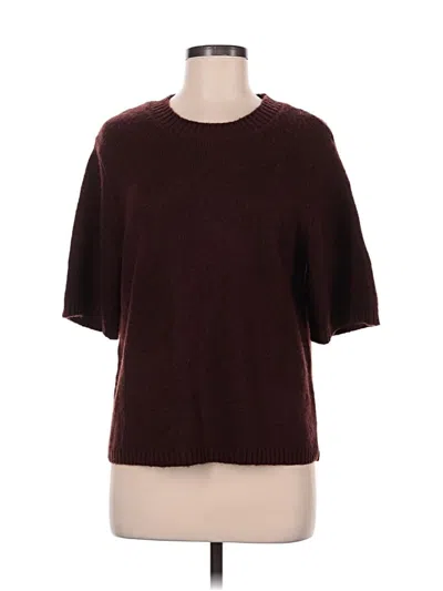 Pre-owned Sanctuary Pullover Sweater In Burgundy