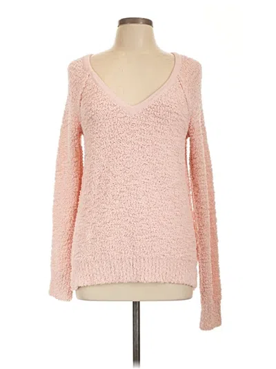 Pre-owned Sanctuary Pullover Sweater In Pink