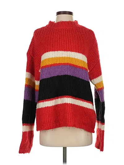 Pre-owned Sanctuary Pullover Sweater In Red