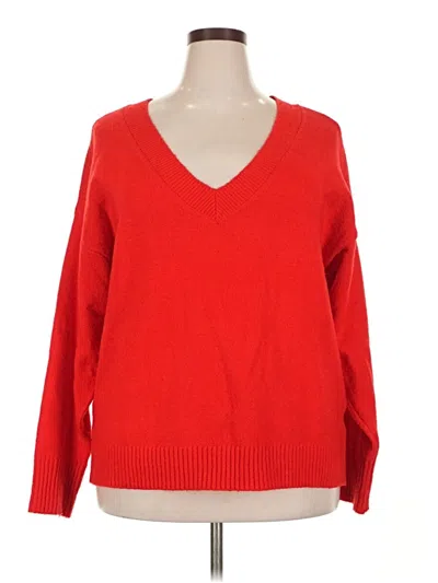 Pre-owned Sanctuary Pullover Sweater In Red