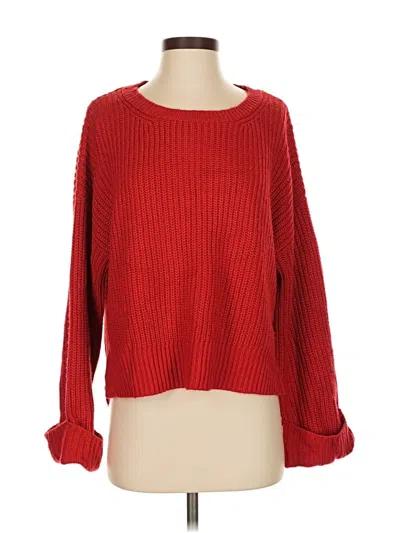 Pre-owned Sanctuary Pullover Sweater In Red