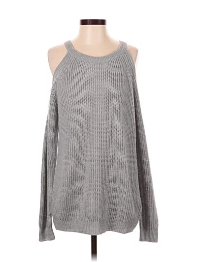 Pre-owned Sanctuary Pullover Sweater In Silver