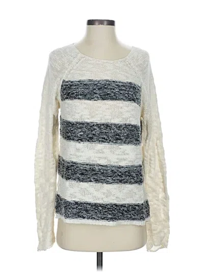 Pre-owned Sanctuary Pullover Sweater In White