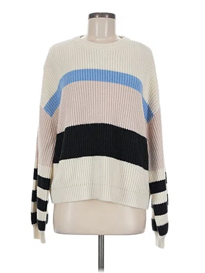 Pre-owned Sanctuary Pullover Sweater In White