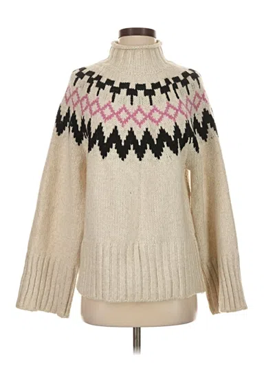 Pre-owned Sanctuary Pullover Sweater In White