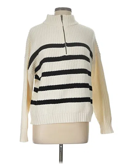 Pre-owned Sanctuary Pullover Sweater In White