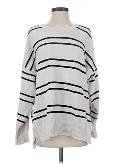 Pre-owned Sanctuary Pullover Sweater In White