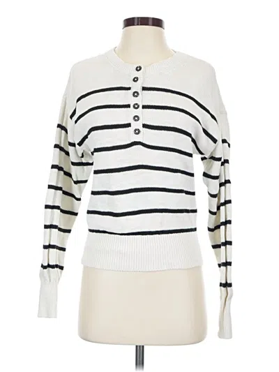 Pre-owned Sanctuary Pullover Sweater In White