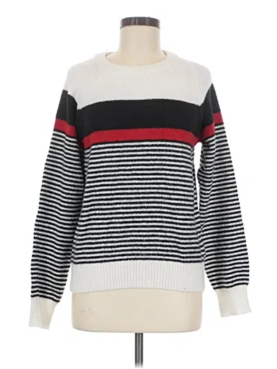 Pre-owned Sanctuary Pullover Sweater In White