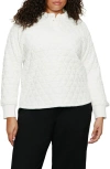 Sanctuary Quilted Popover Top In White