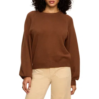 Sanctuary Raglan Sleeve Sweater In Brown