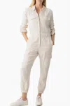 Sanctuary Rebel Long Sleeve Jumpsuit In Toasted Almond In Multi