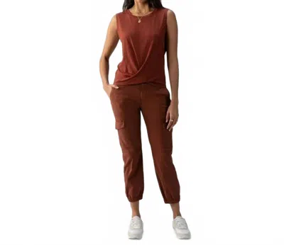 Sanctuary Rebel Pant In Rich Clay In Brown