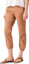 Sanctuary Rebel Crop Stretch Cotton Cargo Pants In Multi
