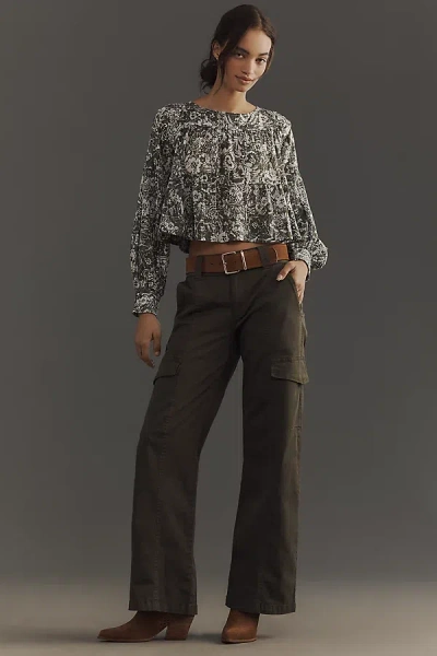 Sanctuary Rebel Straight-leg Pants In Green