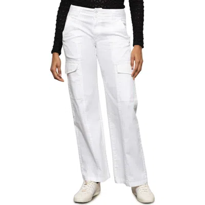 Sanctuary Rebel Straight Leg Twill Cargo Pants In Brilliant
