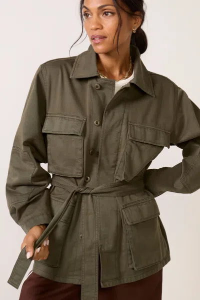 Sanctuary Reissue Field Jacket In Green