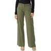 Sanctuary Reissue Wide Leg Cargo Pants In Mossy Gree