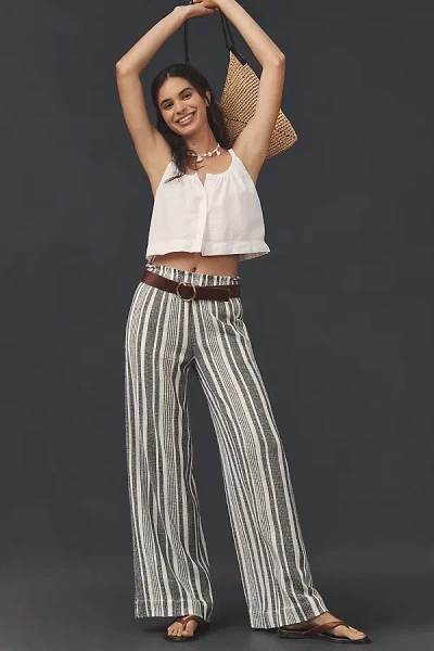 Sanctuary Relaxed Cotton Pull-on Pants In Multi